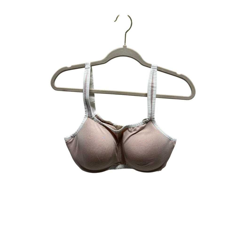 Natori Beige/White Yogi Contour Convertible Sports Bra 731050 40C
